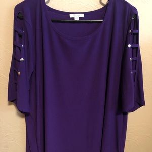 Beautiful purple top by Madison